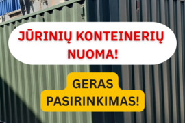 Jūrinių konteinerių nuoma