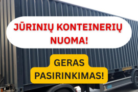 Jūrinių konteinerių nuoma