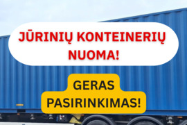 Jūrinių konteinerių nuoma