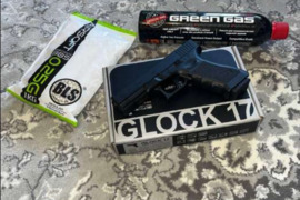 Electrinis Airsoft Ak-47Glock 17 Umarex Airsoft Official Replica.