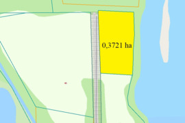Mažeikiuose netoli pliažo parduodamas 0,3721 ha žemės sklypas