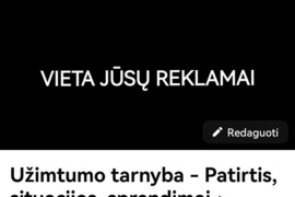 Aktyvi facebook grupė