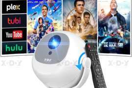 4K TV-PROJEKTORIUS+VIRŠ 2000 GOOGLE TV KANALŲ NEMOKAMAI!