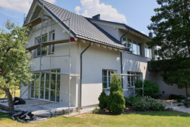 Fasadų, pamatų šiltinimas,dekoro purškimas,skardinimas