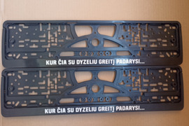 Automobilio valstybinių numerių rėmelis