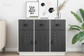 vidaXL Lipni plėvelė baldams, tamsios medienos spalvos, 500x90cm, PVC