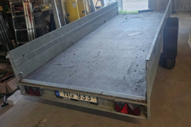 Nemokumo administratorius parduoda lengvųjų automobilių priekabą BRENTEX-TRAILER BREN-4002H