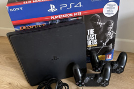 Sony Playstation 4 slim, ps4, tvarkingas, komplektas, kaina 120 eur.