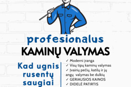 Kaminų valymas Vilnius ir aplink.