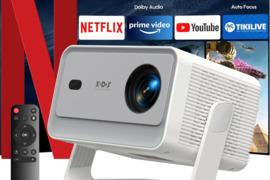 4K TV-PROJEKTORIUS+VIRŠ 2000 GOOGLE TV KANALŲ NEMOKAMAI!