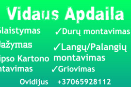 Vidaus apdailos darbai