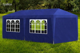 vidaXL Proginė palapinė, 3x6 m, mėlyna