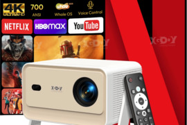 XGODY N6 PRO 4K TV-PROJEKTORIUS+VIRŠ 2000 GOOGLE TV KANALŲ NEMOKAMAI!