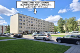 Tvarkingas su balkonu, renovuotame name