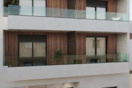 Statomi apartamentai, Alicante provincijoje, Torrevieja mieste, Playa del Cura rajone. 3 kambariai |