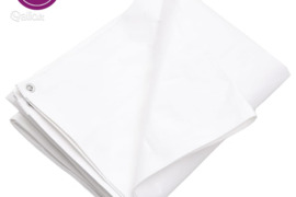 vidaXL Tentas, baltos spalvos, 4x5m, 260g/m², HDPE