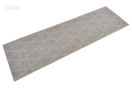 vidaXL Virtuvės kilimėlis, 60x180cm, aksomas, plaunamas, su rombais
