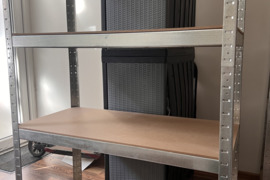 Sandėliavimo lentynos 180x90x45 – tik 30 €/vnt ! 4 vnt - tik 100 eur