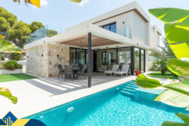 Vila su privačiu baseinu, Alicante provincijoje, Torrevieja mieste, Los Balcones rajone. 4 kambariai