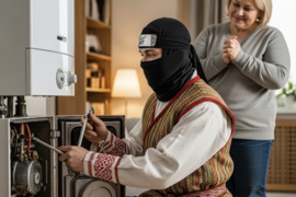 Dujinių katilų aptarnavimas ir dujų darbai