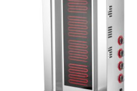 Elektrinis 4-rių kaitviečių kebabų kepimo aparatas Isikgaz ED4