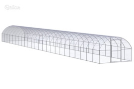 vidaXL Lauko narvas viščiukams, 3x24x2m, galvanizuotas plienas