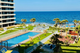 Apartamentas su bendru baseinu, Alicante provincijoje, Torrevieja mieste, Los Balcones rajone. 3 kam