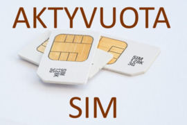 Aktyvuotos SIM korteles