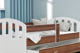 Nauja Vaikiška Lova Happy čiužiniui 180x80