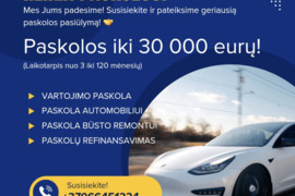 Vartojimo paskola/paskolų refinansavimas
