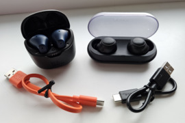 JBL Tune Flex + Sony WF-C500 ausinukai su defektais