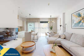 Statomi apartamentai, Alicante provincijoje, Guardamar del Segura mieste. 4 kambariai | 78 m² | 600 