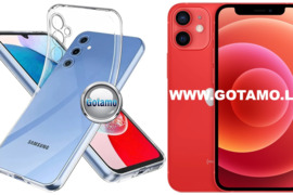 Skin silikoninis dėklas 1MM storio Apple iPhone 12 mini telefonui
