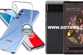 Skin silikoninis dėklas 1MM storio Google Pixel 6 telefonui