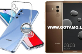 Skin silikoninis dėklas 1MM storio Huawei Mate 10 Pro telefonui