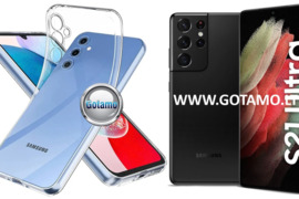 Skin silikoninis dėklas 1MM storio Samsung Galaxy S21 Ultra 5G telefonui