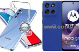 Skin silikoninis dėklas 1MM storio Motorola Moto G56 telefonui