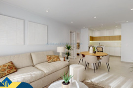 Renovuotas apartamentas su bendru baseinu, Alicante provincijoje, Guardamar del Segura mieste. 4 kam