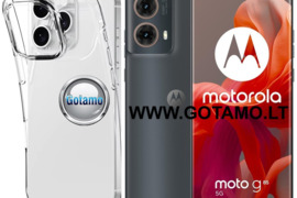 Skin silikoninis dėklas 2MM storio Motorola Moto G85 telefonui