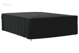 vidaXL Sodo baldų uždangalas, juodas, 350x260x90cm, 420D oksfordas