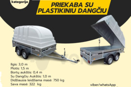 PRIEKABŲ NUOMA – VAIRUOK SU B KATEGORIJA  