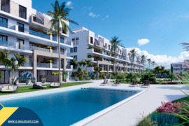 Statomi apartamentai, Alicante provincijoje, Guardamar del Segura mieste. 3 kambariai | 80 m² | 4 ki
