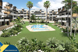 Statomi apartamentai, Alicante provincijoje, Torrevieja mieste, Los Balcones rajone. 3 kambariai | 7