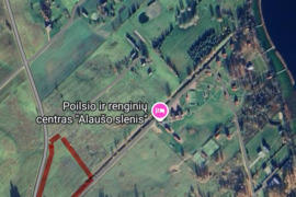 200 a sklypas Utenos r. sav., Šeimyniškiai (Sudeikių sen.), Pakrantės g.