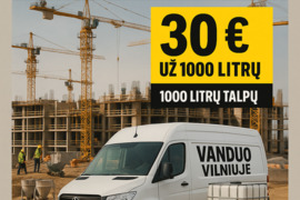 Statybos be vandens – kaip cepelinai be spirgų! ????????“