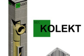KAMINAI KOLEKT Nerudijančio plieno įdėklai, izuolioti kaminai.