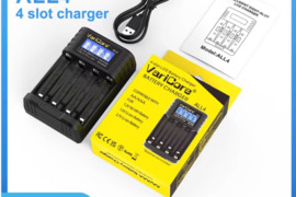 Universalus Li-ion ir Ni-mh baterijų pakrovėjas