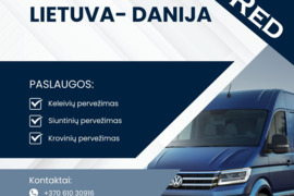 Keleiviu, siuntu  pervezimai i DANIJA