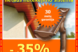 Lietaus nuvedimo sistema Struga - Akcija  35 %!