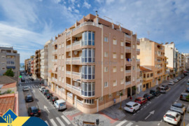Apartamentas su terasa, Alicante provincijoje, Torrevieja mieste, Playa del Cura rajone. 3 kambariai
